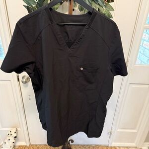 Infinity 2 Pc Bundle Black Scrub Tops SS XL